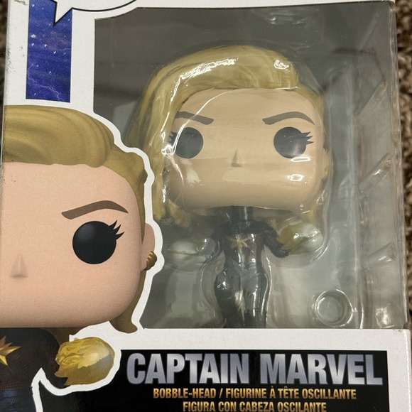 Funko‎ Pop! Movies The Marvels - Captain Marvel Vinyl Figure 1249 Avengers - Picture 2 of 9
